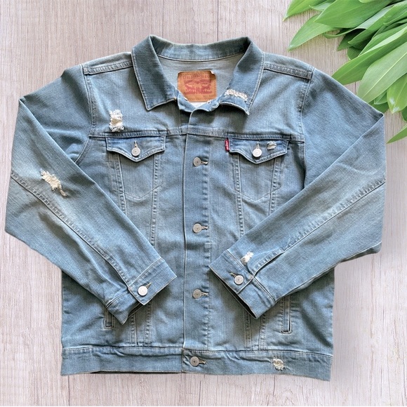 Levi's Big Boys' Classic Denim Jean Jacket Large - Picture 1 of 9
